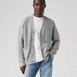 Levi's Mid Tone Grey Heather - Grey Karl Cardigan